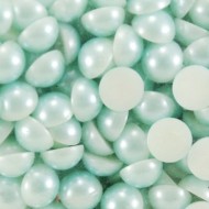 Yarım İnci Yeşil Renkli 10 mm. 100 Gram