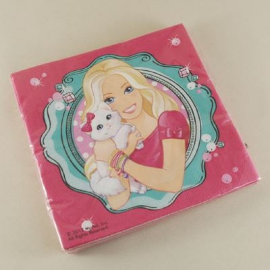 Barbie Temalı Orjinal Lisanslı Peçete