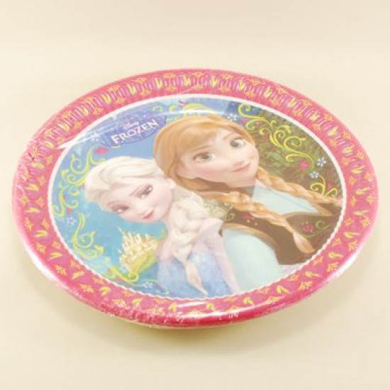 Frozen Temalı Orjinal Lisanslı Kağıt Tabak 8 Adet