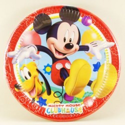 Mickey Mouse Temalı Orjinal Lisanslı Kağıt Tabak 8 Adet