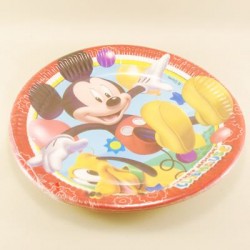 Mickey Mouse Temalı Orjinal Lisanslı Kağıt Tabak 8 Adet