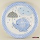 Mavi Filli Baby Shower Tabakları 10 Adet
