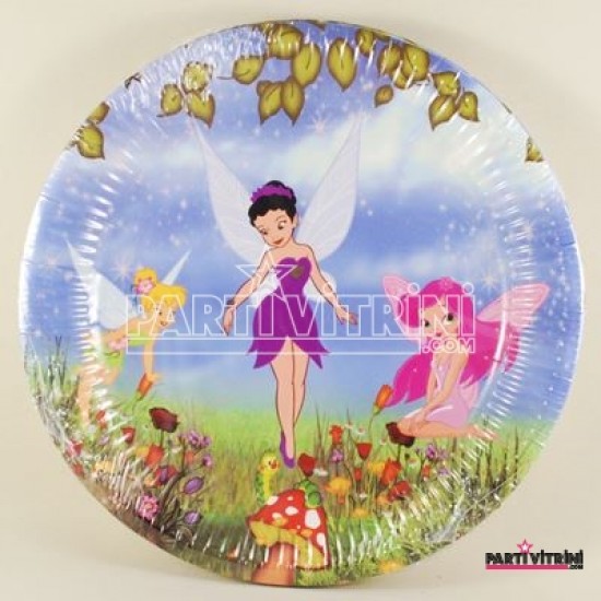 Tinkerbell Temalı Kağıt Tabak 10 Adet