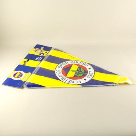Fenerbahçe Temalı Sarı Lacivert Lisanslı Parti Flaması