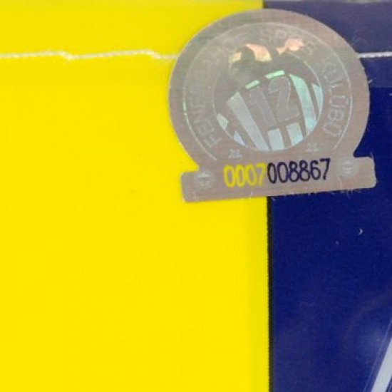 Fenerbahçe Temalı Sarı Lacivert Lisanslı Parti Flaması