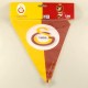 Galatasaray Temalı Sarı Kırmızı Lisanslı Parti Flaması