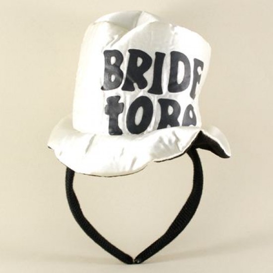 Bride To Be Beyaz Şapka Şeklinde Taç