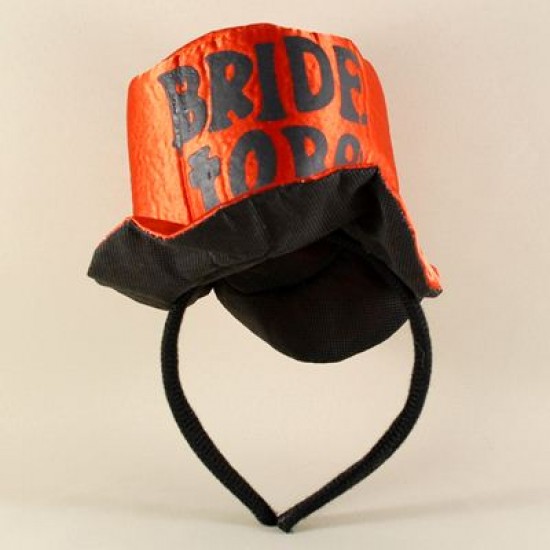 Bride To Be Kırmızı Şapka Şeklinde Taç