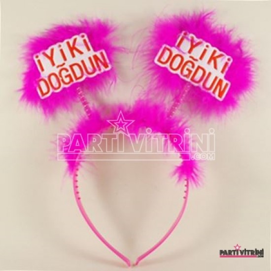 İyiki Doğdun Fuşya Taç