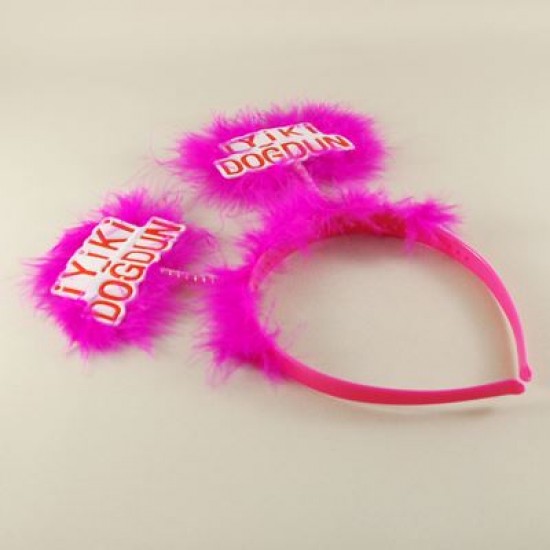 İyiki Doğdun Fuşya Taç