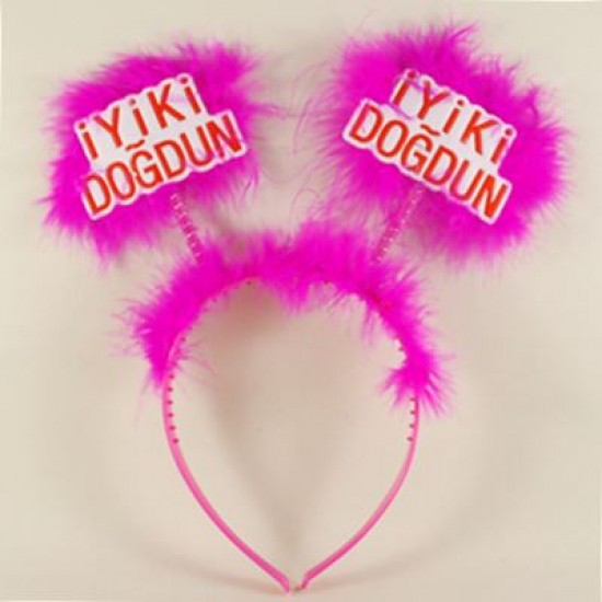 İyiki Doğdun Fuşya Taç