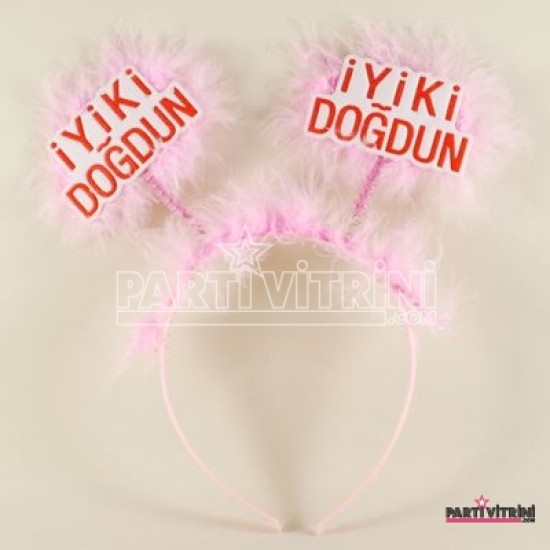 İyiki Doğdun Pembe Taç