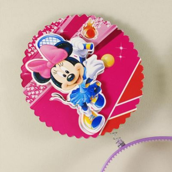 Minnie Mouse Mor Üç Boyutlu Simli Taç