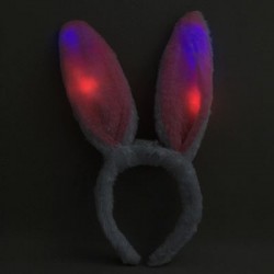 Pembe Tavşan Kulaklı Led Işıklı Taç