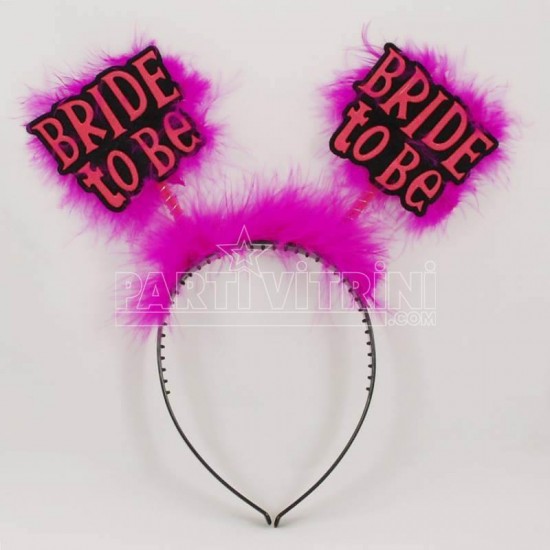 Bride To Be Fuşya Taç