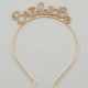 Bride To Be Parlak Taşlı Rose Gold Metal Bekarlığa Veda Partisi Taç