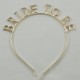 Bride To Be Rose Gold Renk Metal Bekarlığa Veda Partisi Taç
