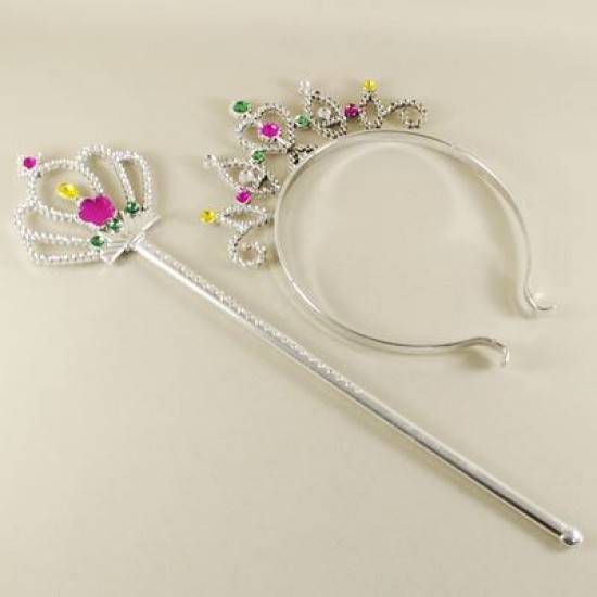 Prenses Tacı Ve Kelebek Asa Seti