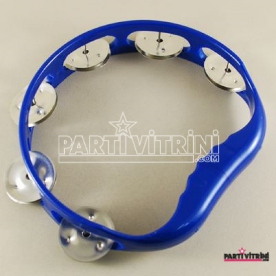 Mavi 6 Zilli Plastik Tef