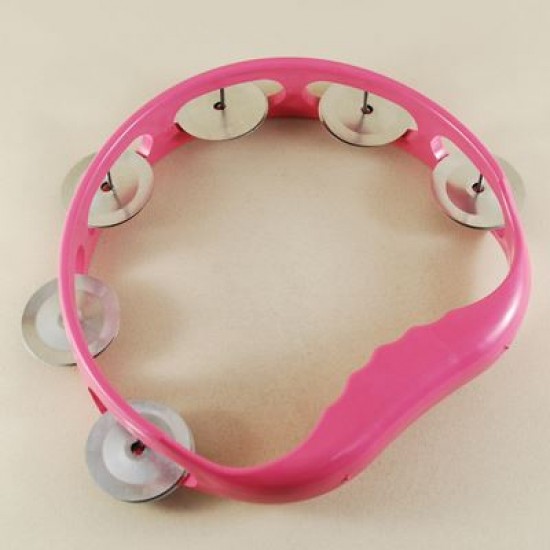 Pembe 6 Zilli Plastik Tef