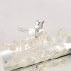 Kuşlu Dikdörtgen Gold - Gümüş Ayna Söz Ve Nişan Tepsisi 45 Cm