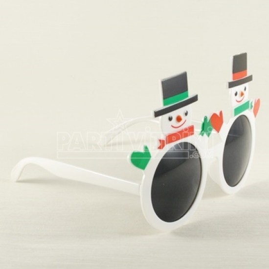 Kardan Adam Figürlü Yılbaşı Parti Gözlüğü