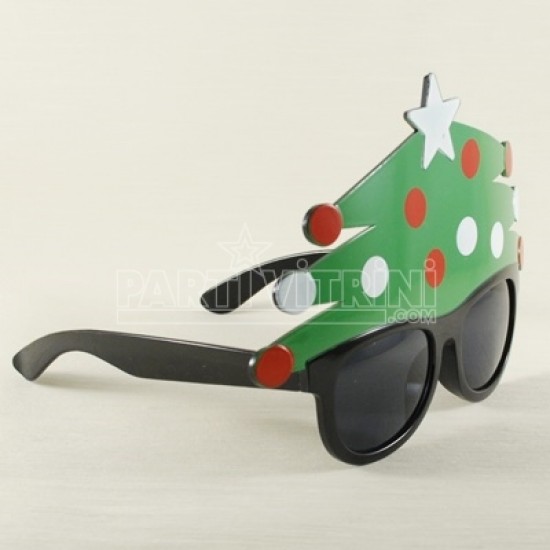 Yılbaşı Ağacı Figürlü Yılbaşı Parti Gözlüğü