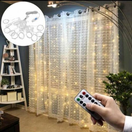Kumandalı Gün Işığı Perde Led Işık 2.5x2.5 Metre