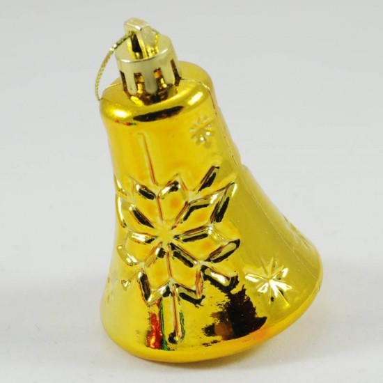 Yılbaşı Ağacı Renkli Çanlar Süs Seti 6 Parça