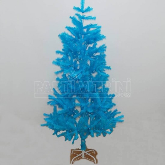 Mavi Renk Yapraklı Yılbaşı Çam Ağacı 150 Cm
