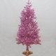 Pembe Renk Yapraklı Yılbaşı Çam Ağacı 150 Cm