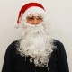 Sakal Ve Bıyıklı Noel Baba Şapkası
