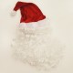 Sakal Ve Bıyıklı Noel Baba Şapkası