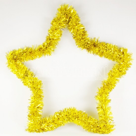 Sim Süslü Altın Yıldız Kapı Süsü