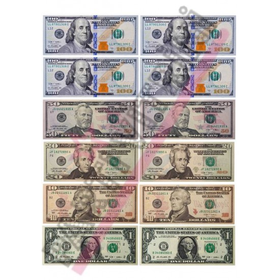 Dolar Banknot Temalı Yenilebilir Resimli Pasta Üstü Şeker Kağıt Baskısı