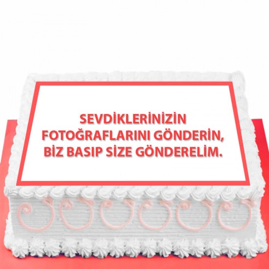 Kişiye Özel Şeker Hamuru Kağıdına Renkli Baskı