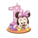 Minnie Mouse 1 Yaş Şeker Hamuru Kağıdına Baskı
