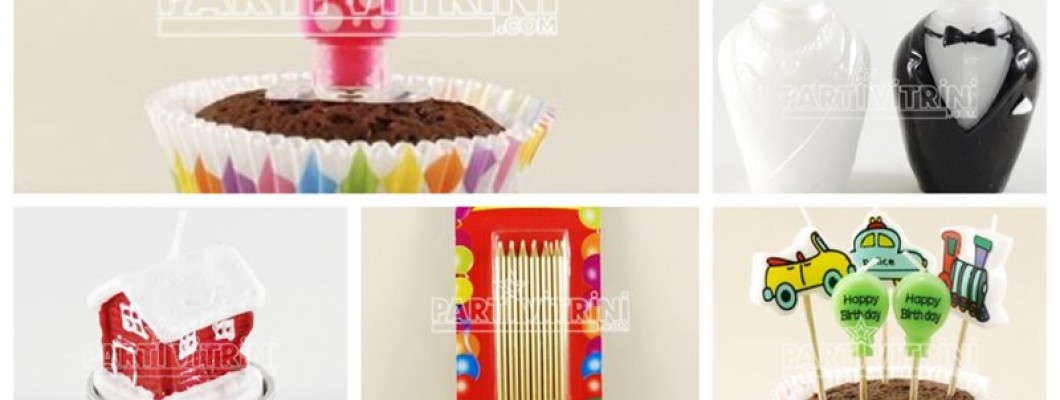 Eğlenceli Parti Mumları
