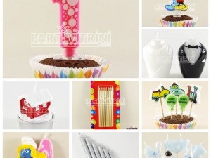 Eğlenceli Parti Mumları