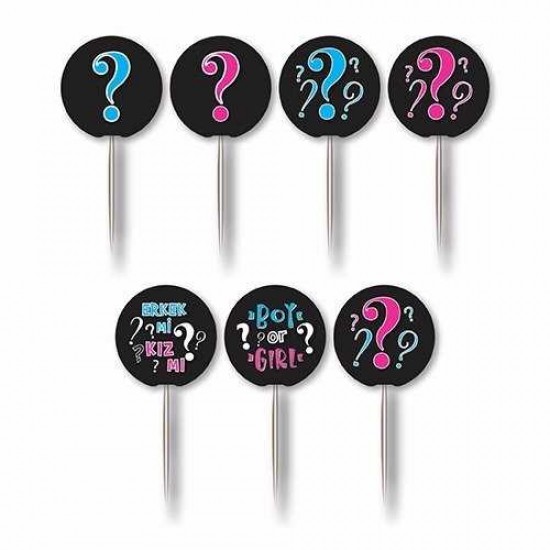 Cinsiyet Belirleme Partisi Kürdan Seti 20 Adet