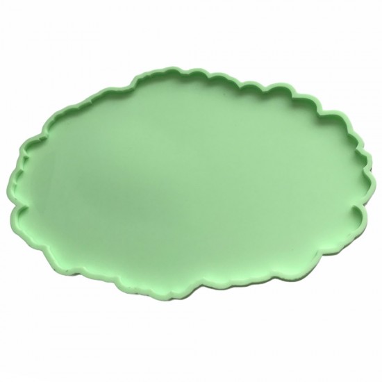 Partivitrini Küçük Oval Silikon Epoksi Tepsi Kalıbı 28x18x0.8 cm Partivitrini Küçük Oval Silikon Epoksi Tepsi Kalıbı 28x18x0.8 cm
