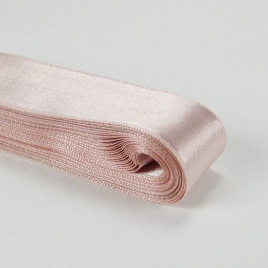 Pudra Pembe Saten Kurdela 3 Cm. X 10 Metre