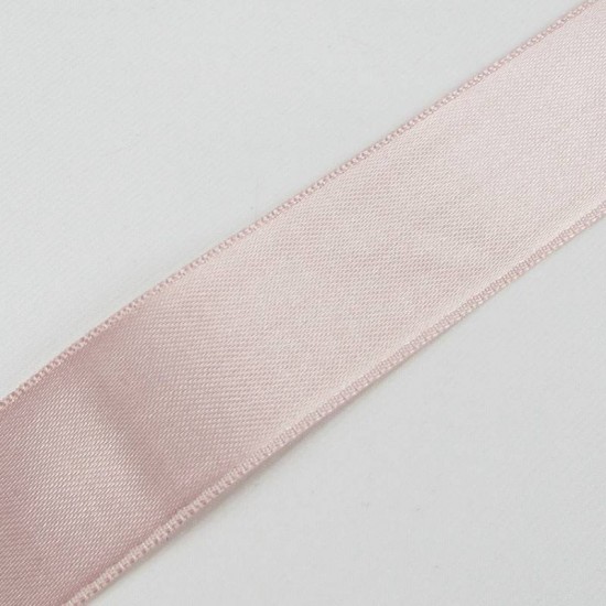 Pudra Pembe Saten Kurdela 3 Cm. X 10 Metre