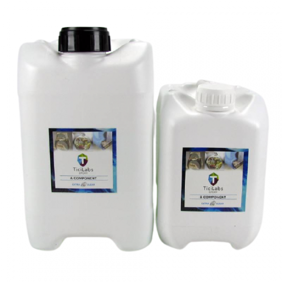 TiciLabs Şeffaf Epoksi Reçine 6000 Gram (6 Kg)