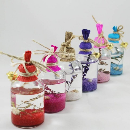 Hediyelik Kandil Kırmızı Renk Deniz Temalı