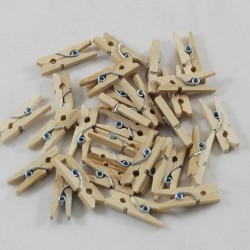 Mandal Minik Doğal Ahşap Renk 25 mm X 7 mm 50 Adet