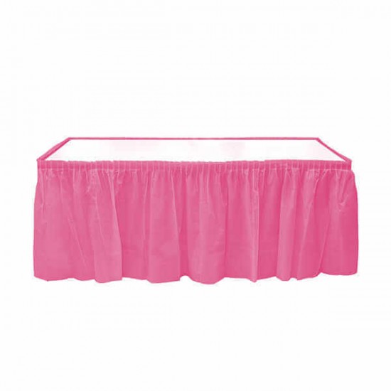 Parti Masa Eteği Pembe Renk 422x72 Cm