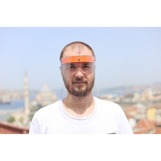 Şeffaf Yüz Koruyucu Siperlik Hareketli Tip
