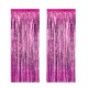 Metalize Parti Fon Süslemesi Fuşya Renk 50x230 Cm 2 Adet Metalize Parti Fon Süslemesi Fuşya Renk 50x230 Cm 2 Adet