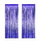 Metalize Parti Fon Süslemesi Lacivert Renk 50x230 Cm 2 Adet Metalize Parti Fon Süslemesi Lacivert Renk 50x230 Cm 2 Adet